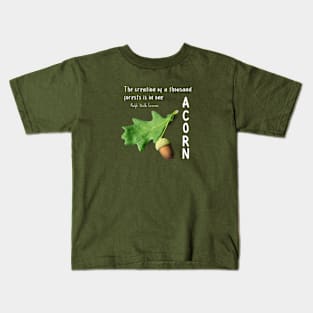 Motivational Quote - Ralph Waldo Emerson Kids T-Shirt